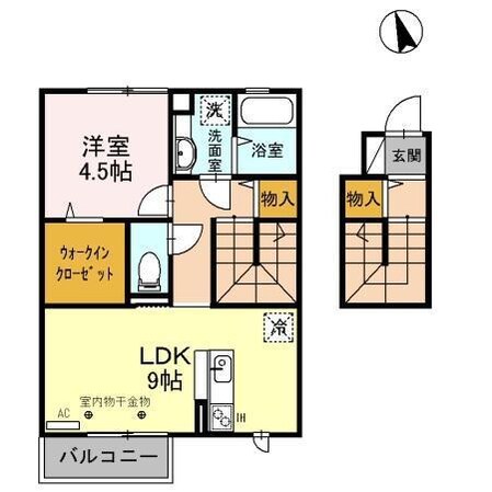 ファミィーユＫの物件間取画像